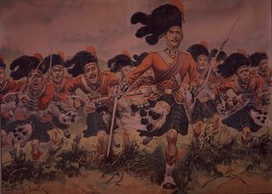 Charge of the Black Watch, ca 1900