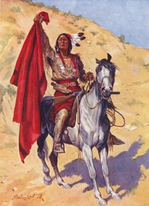 The Blanket Indian (färg litho)