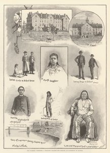 Haskell Institute, ett utbildningsinstitut för indianer, i Lawrence i Kansas.