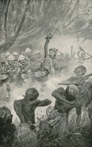 Höglandets anfall i slaget vid Amoaful av Stanley L. Wood