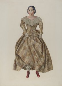 Doll Greiner patenterat huvud, ca. 1940. av Stanley Mazur
