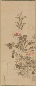 Pioner och liljor, Momoyama- eller Edo-perioden, 1568-1615.