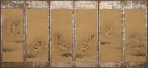 Vildgäss, Momoyama eller Edo-period, 1568-1640.
