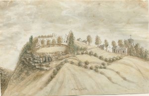 Alton Castle: akvarellmålning, nd [1762-1802] av Stebbing Shaw
