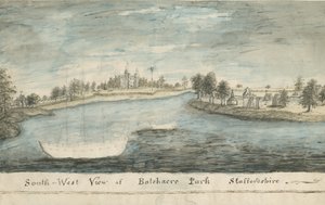 Batchacre Park: tonad teckning, nd [?1800-talet]