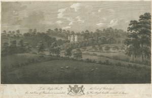 Beaudesert Hall and Park: stålgravyr, nd [1762-1802] (tryck) av Stebbing Shaw