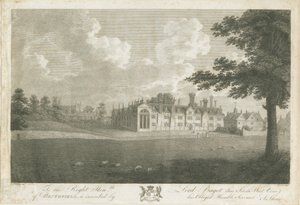 Blithfield Hall: gravyr och [1700-talet] av Stebbing Shaw