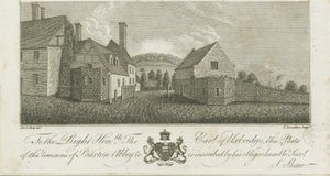 Burton-upon-Trent Abbey: gravyr, nd [c1795] (tryck) av Stebbing Shaw
