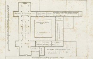 Burton-upon-Trent Abbey: gravyr, nd [c 1795] (tryck) av Stebbing Shaw