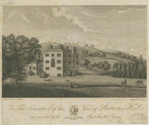 Butterton Hall: gravyr och [1700-talet] av Stebbing Shaw