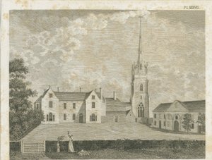 Clifton Campville Church: gravyr, nd [c 1790] av Stebbing Shaw