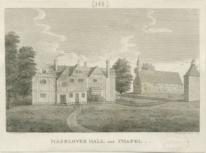 Haselour kapell: gravyr av Stebbing Shaw