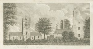 Lapley Church: gravyr av Stebbing Shaw