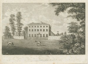 Little Onn Hall: linjegravyr, nd [1762-1802] av Stebbing Shaw