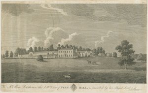 Penn Hall: gravyr, nd [slutet av 1700-talet] (tryck) av Stebbing Shaw