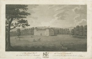 Sandwell Park - Hall: gravyr, nd [1762-1798] av Stebbing Shaw