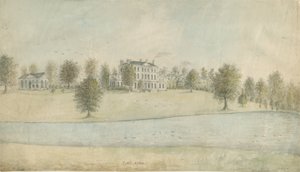 Shenstone - Little Aston Hall: akvarellmålning, nd [1762-1802] av Stebbing Shaw