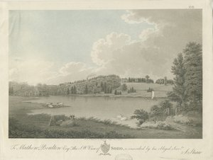 Soho - [Matthew Boultons] hus: gravyr, nd [c 1798] (tryck) av Stebbing Shaw