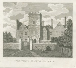 Stourton Castle: gravyr av Stebbing Shaw