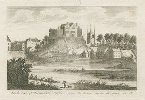 Tamworth Castle: gravyr av Stebbing Shaw