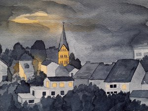 Bad Honnef på natten