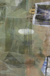 Abstrakt landskap i lager av Stefan Fransson