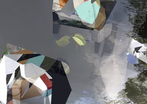 Fragmenterade vattenreflektioner av Stefan Fransson