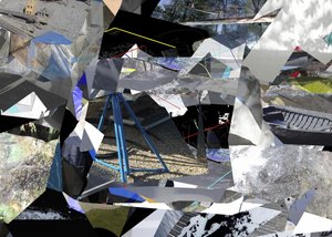 Geometrisk stadscollage