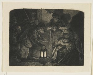 Tillbedjan av herdarna av Stefan Juliusz Norblin de la Gourdaine