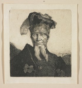 Porträtt av en man, så kallad "Mazeppa" av Stefan Juliusz Norblin de la Gourdaine