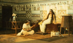 En egyptisk interiör