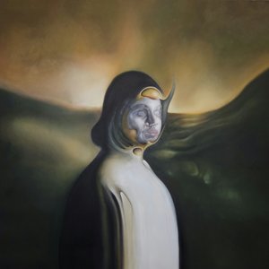 Mystiskt surrealistiskt porträtt