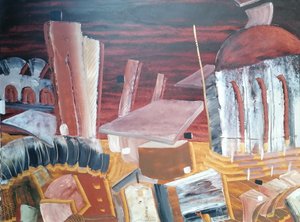 Surrealistisk stadsarkitektur av Stefano Mazzolini