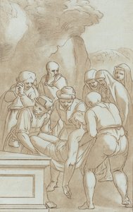 Gravläggningen, ca. 1780.