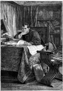 Porträtt av Niccolo av Bernardo dei Machiavelli (Nicolas Machiavel