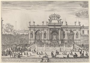 Altare för Corpus Christi-dagen, troligen 1648. av Stefano della Bella