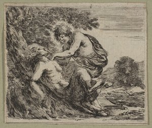 Apollon och Marsyas, 1644 av Stefano della Bella