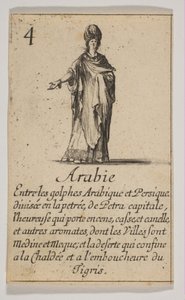 Arabien, 1644. av Stefano della Bella