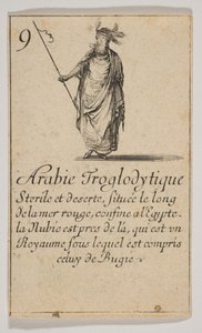 Troglodytiska Arabien, 1644. av Stefano della Bella