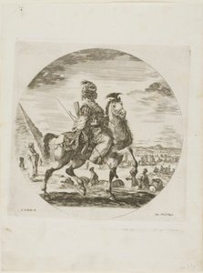 Svart ryttare av Stefano della Bella