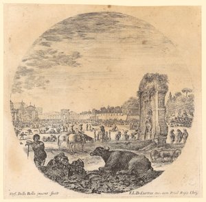 Campo Vaccino av Stefano della Bella