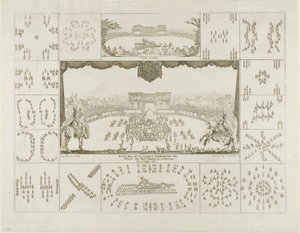 Karusell för Ferdinand II, hertig av Toscana av Stefano della Bella