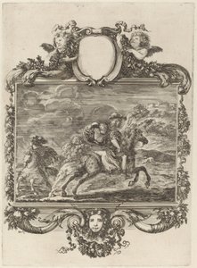 Clovis och Clotilda. av Stefano della Bella