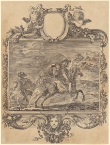 Clovis och Clotilde av Stefano della Bella
