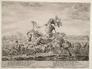 Döden på slagfältet, 1646-1647. av Stefano della Bella