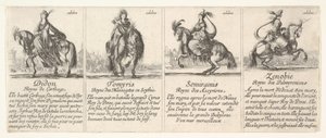 Dido, Tomyris, Semiramis och Zenobie, från 
