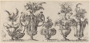 Fantastiska vaser, troligen 1646. av Stefano della Bella