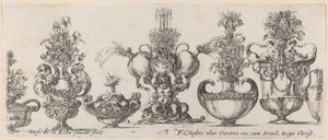 Fantastiska vaser, troligen 1646. av Stefano della Bella