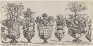Fantastiska vaser, troligen 1646. av Stefano della Bella