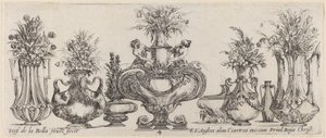 Fantastiska vaser, troligen 1646. av Stefano della Bella